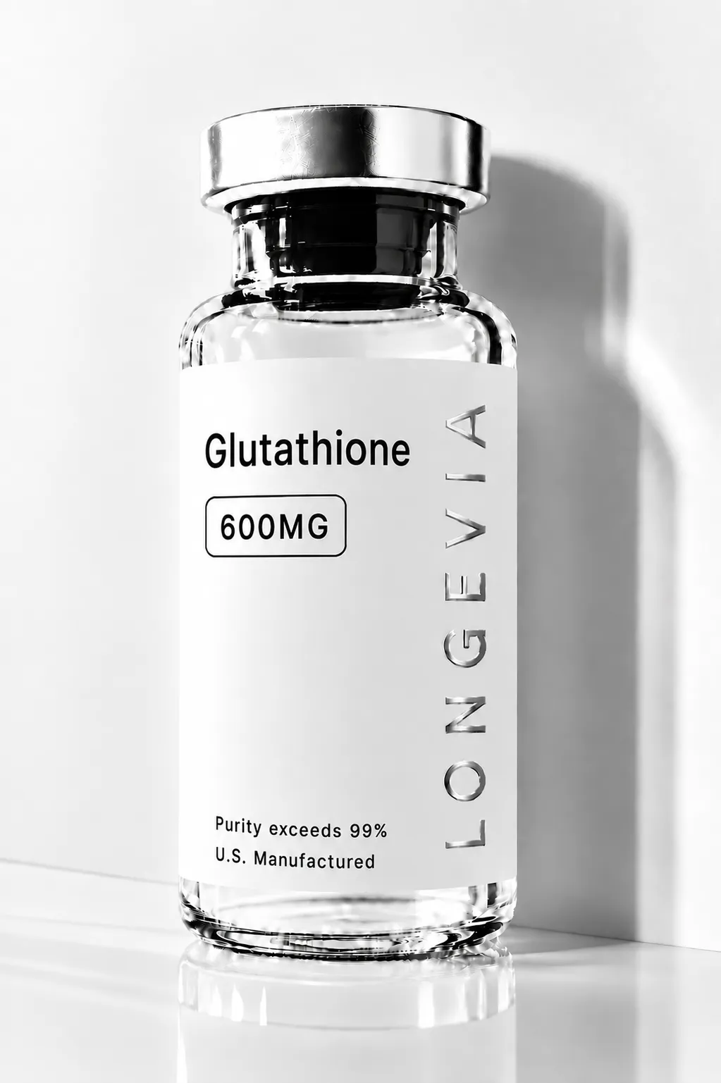 Glutathione research peptide vial